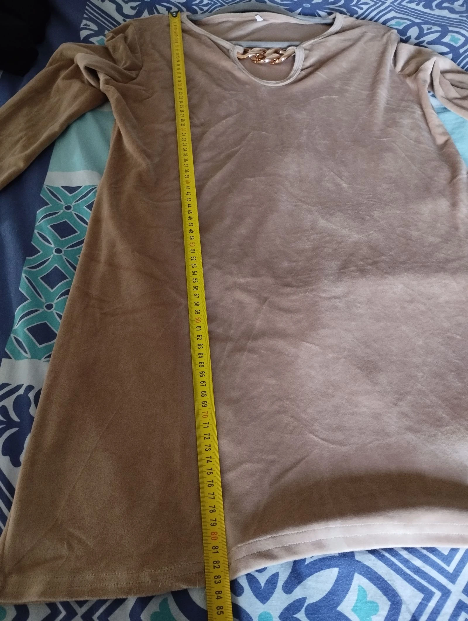 Korte jurk of tuniek beige maat xxl – photo 5